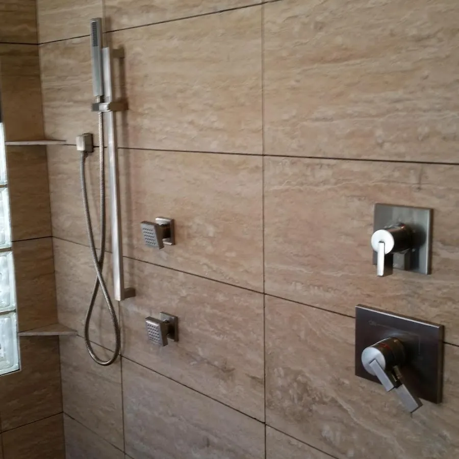 Shower fixture installation for Frozen Pipe Repair in St. John